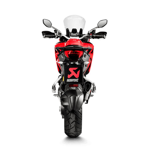 Вихлопна система Akrapović для Ducati Multistrada 1260/S 18-20, Multistrada 1200 S 15-17 Slip-On Line, Титан