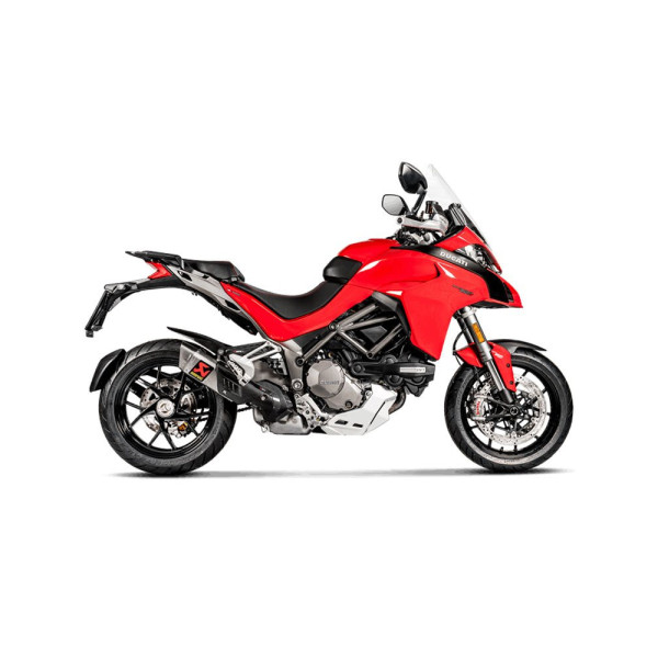 Вихлопна система Akrapović для Ducati Multistrada 1260/S 18-20, Multistrada 1200 S 15-17 Slip-On Line, Титан