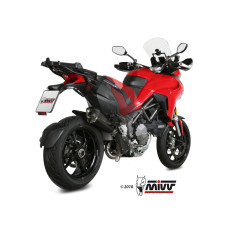 Вихлопна система Slip-On (Delta Race) MIVV для Ducati Multistrada 1200 (15-17) / 1260 (18-20) чорна