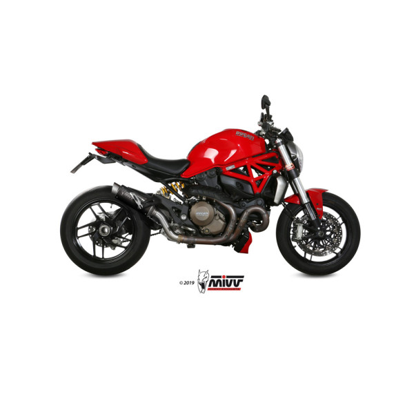 Глушник мотоцикловий Slip-On (GP Pro) MIVV для Ducati Monster 1200 / S (14-16) чорний