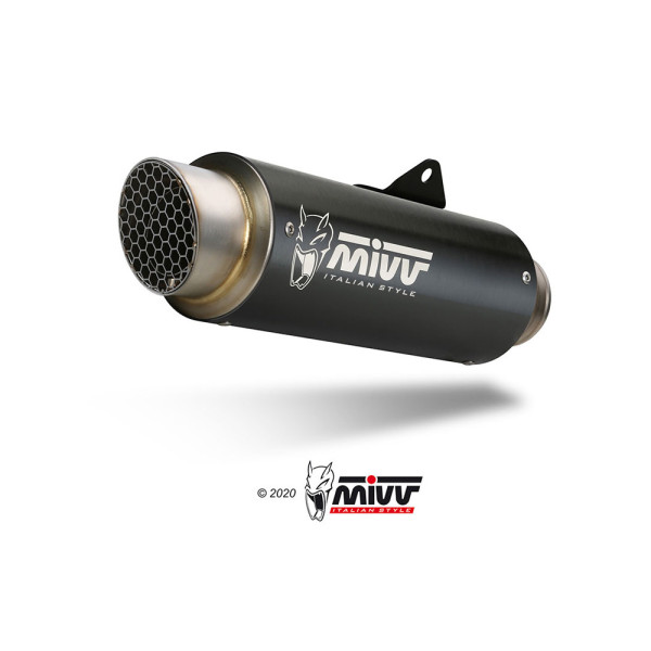 Глушник мотоцикловий Slip-On (GP Pro) MIVV для Ducati Monster 1200 / S (14-16) чорний