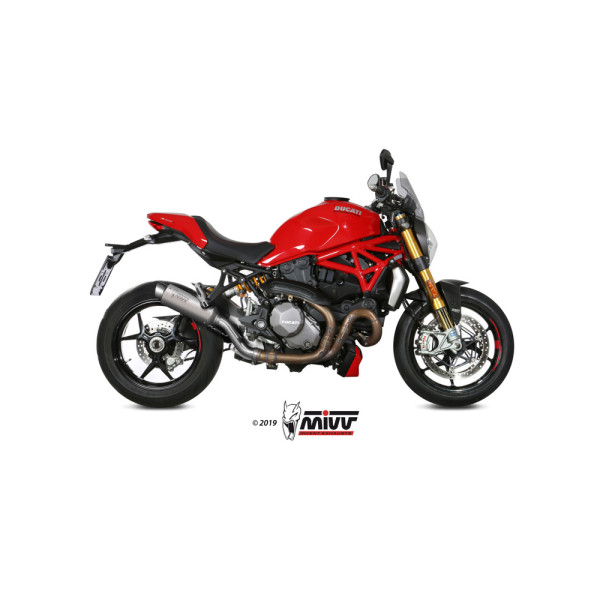 Випускний глушник Slip-On (GP Pro) MIVV для Ducati Monster 821 (18-20) / 1200 (17-21) титановий