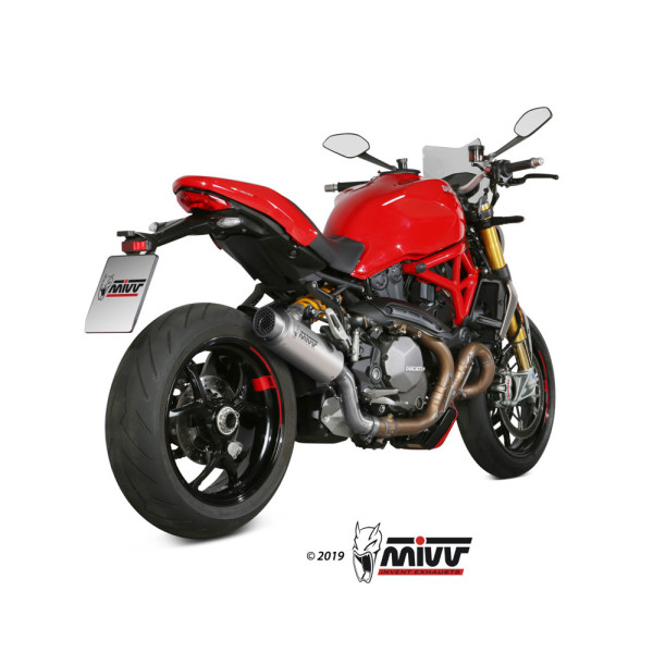 Випускний глушник Slip-On (GP Pro) MIVV для Ducati Monster 821 (18-20) / 1200 (17-21) титановий