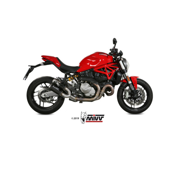 Вихлопні системи Slip-On Line (MK3) MIVV для Ducati Monster 821 (18-20) / 1200 (17-21) карбон