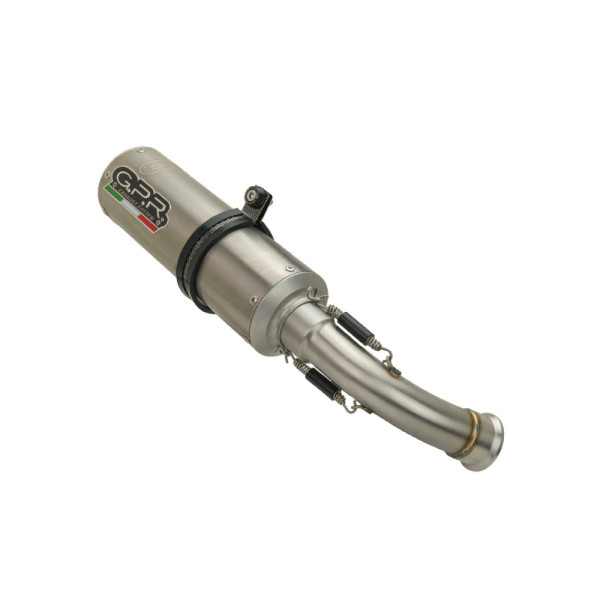 Глушник G.P.R M3 Titanium Natural Slip-On, Titanium - Ducati Diavel 1198 11-16