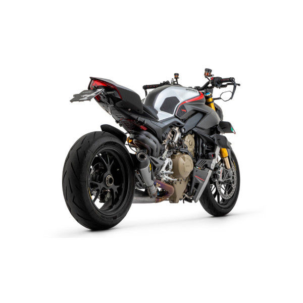 Комплект глушників Arrow Works (правий і лівий) Титан, Сталеві труби - Ducati Streetfighter V4 20-22
