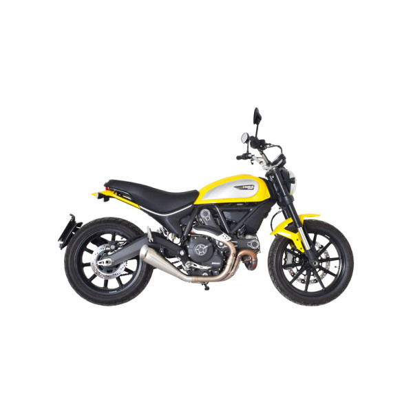 Глушник мотоцикловий Spark 60's для Ducati Scrambler 800 (15-16) срібний