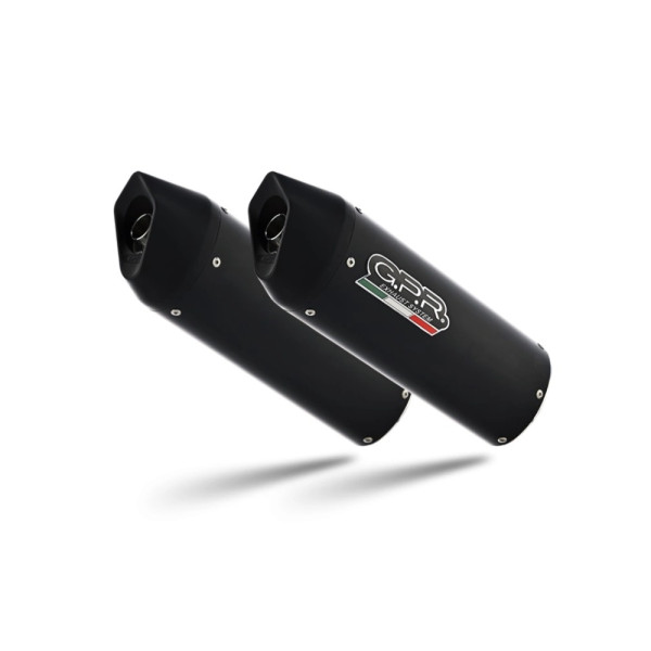 Глушник мотоцикловий G.P.R Furore Nero Ducati Monster 800 (03-05) встановлюється вище від заводського глушника, алюмінієвий з гомологацією