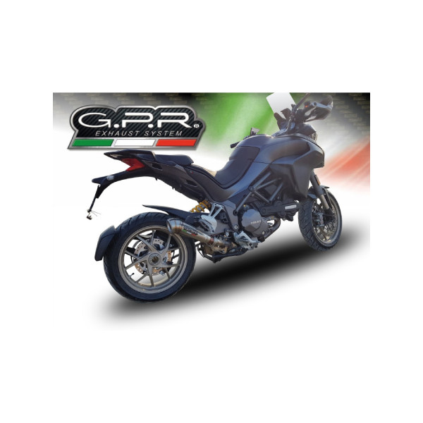 Глушник G.P.R Powercone Evo Slip-On, Нержавіюча сталь - Ducati Multistrada 1260 (E4) 18-20