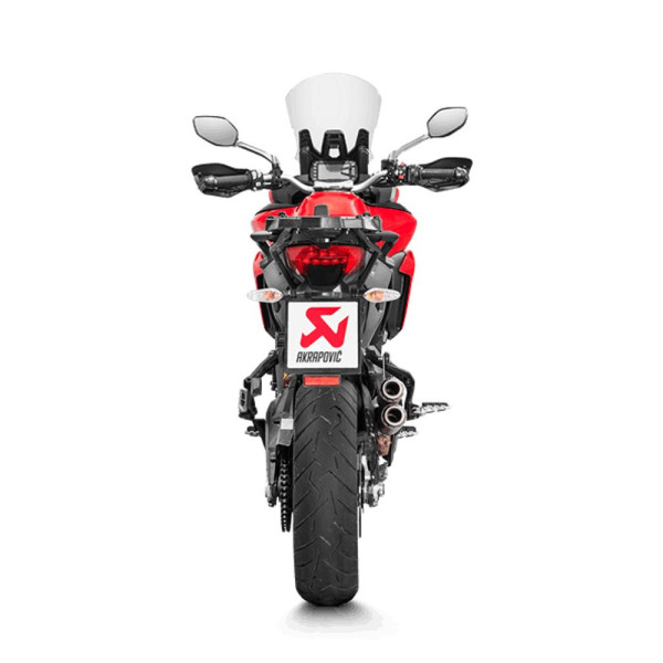 Глушник мотоцикловий Akrapović для Ducati Multistrada 1200 Enduro 17-18, Multistrada 1260 Enduro 19-20, Multistrada 950/S 17-20 Slip-On Line, Titanium