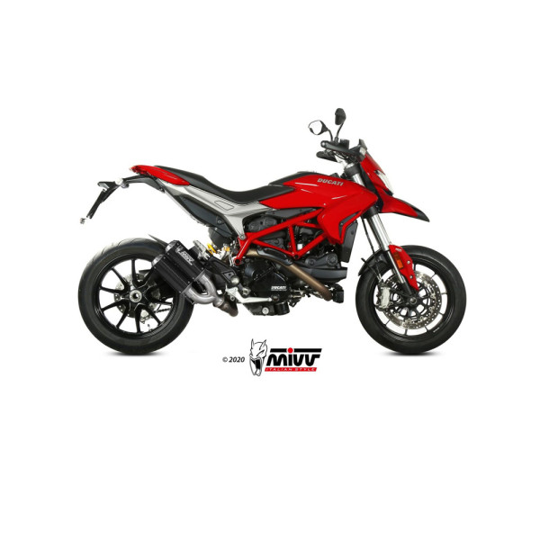 Глушники мотоциклов Slip-On Line (MK3) MIVV для Ducati Hypermotard 939 (16-18) карбон