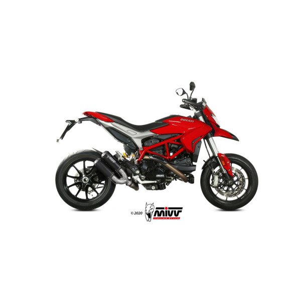 Глушники мотоциклов Slip-On Line (MK3) MIVV для Ducati Hypermotard 939 (16-18) чорні