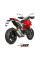 Випускні системи Slip-On Line (MK3) MIVV для Ducati Hypermotard 939 (16-18) сріблясті