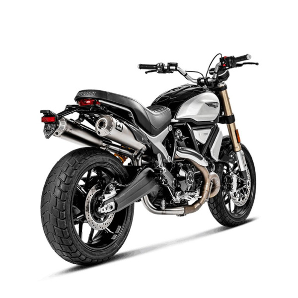 з'єднувальна труба Akrapović для Ducati Scrambler 1100 (18-20) нержавіюча сталь