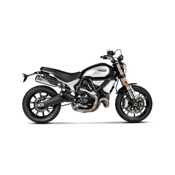 з'єднувальна труба Akrapović для Ducati Scrambler 1100 (18-20) нержавіюча сталь