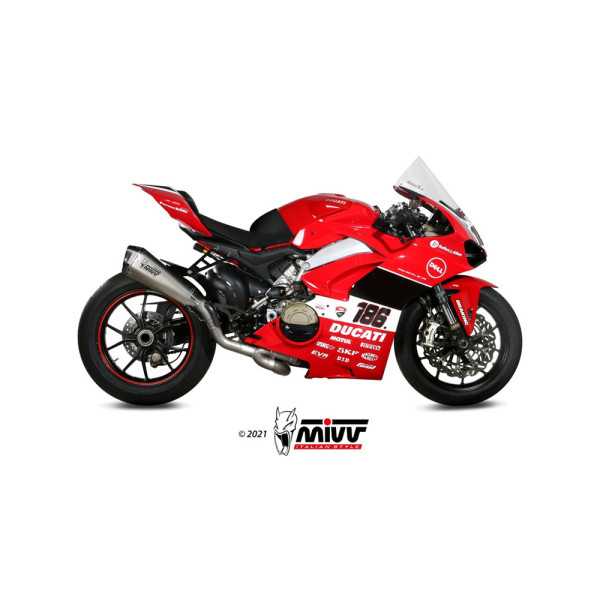 Повний вихлопний комплект (Delta Race) MIVV для Ducati Panigale V4 (18-22) титановий