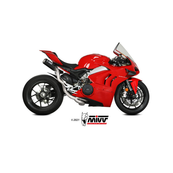 Повний вихлопний комплект (MK3) MIVV для Ducati Panigale V4 (18-22) карбон