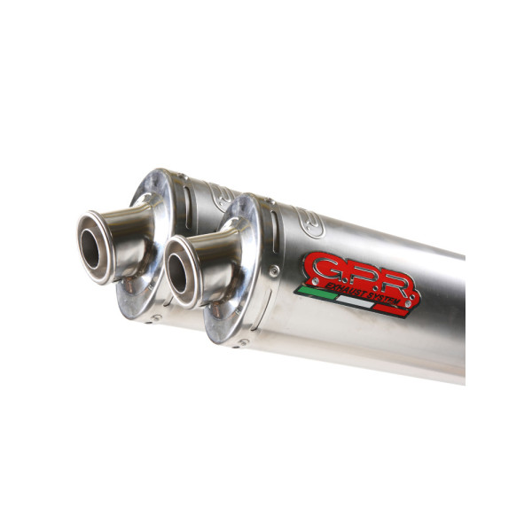 Вихлопна система G.P.R Titanium Tondo Mid-Line, Titanium - Ducati Monster S4R 800 04-07