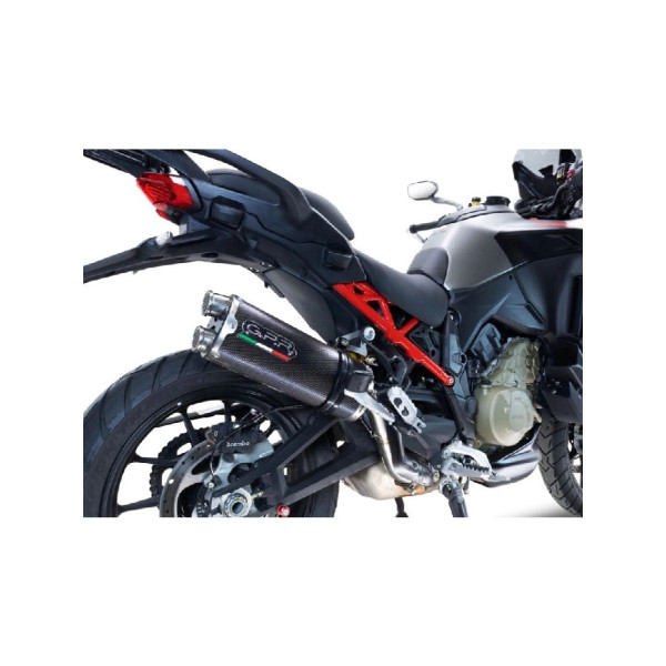 Вихлопна система G.P.R Dual Poppy Ducati Multistrada V4/ S (22-24) сталевий з гомологацією