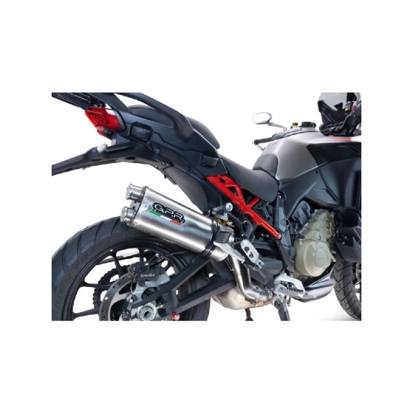Вихлопна система G.P.R Dual Inox Ducati Multistrada V4/ S (22-24) сталевий з гомологацією