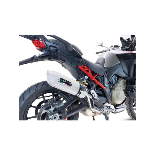Вихлопна система G.P.R Albus Evo4 Ducati Multistrada V4/ S (22-24) алюмінієва з гомологацією