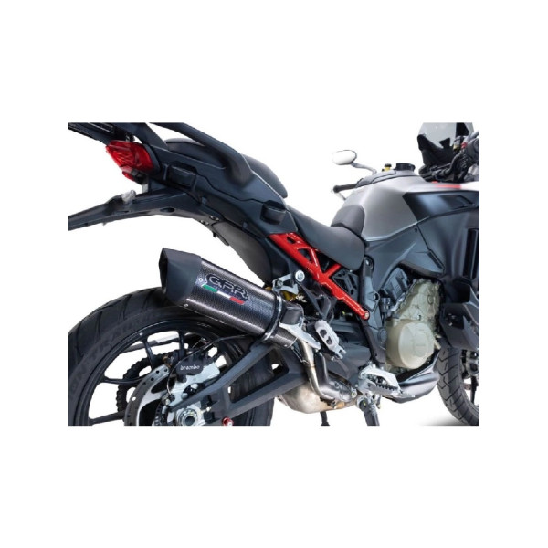Вихлопна система G.P.R Furore Evo4 Poppy Ducati Multistrada V4 Grand Tour (24-) карбоновий з гомологацією
