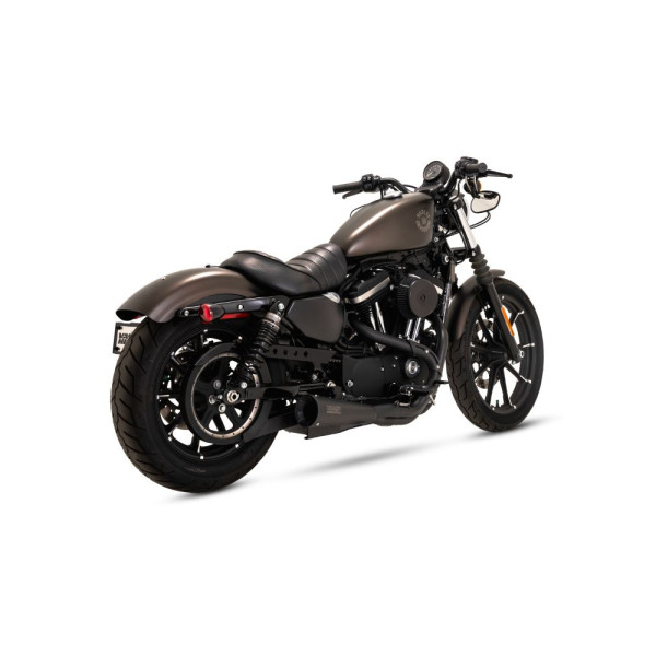 Повний вихлопний системи Vance & Hines Upsweep для вибраних моделей Harley Davidson Чорний Мат