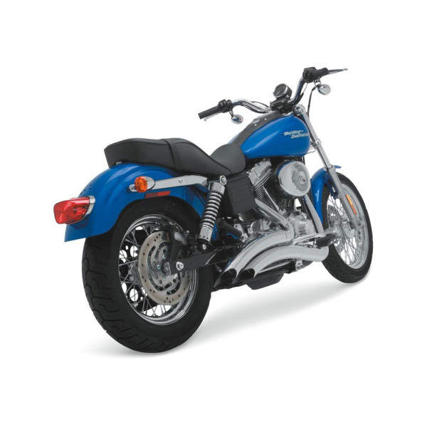 Повний вихлопний система Vance & Hines Big Radius хром для Harley Davidson Dyna (99-05)