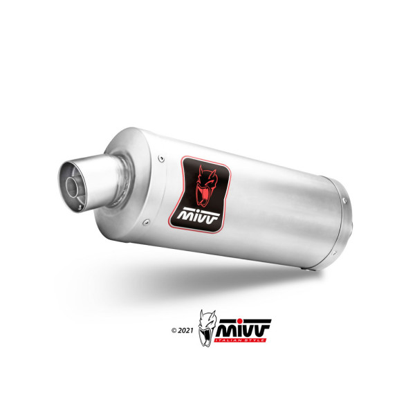 Глушник мотоцикловий Slip-On (Dakar) MIVV для Ducati DesertX (22-) титановий