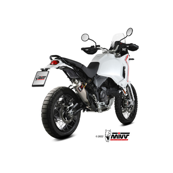 Глушник мотоцикловий Slip-On (Dakar) MIVV для Ducati DesertX (22-) титановий