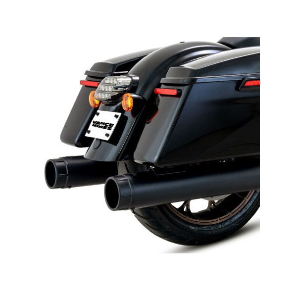 Випускні системи Vance & Hines Torquer 450 для вибраних моделей Харлея Девідсона чорний матовий