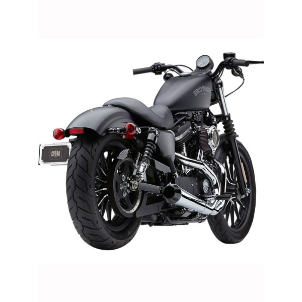 Вихлопна система El Diablo 2-into-1 Cobra Harley Davidson Sportster Iron 883 / Sportster Roadster 1200 / Sportster 1200 Custom / Sportster Superlow