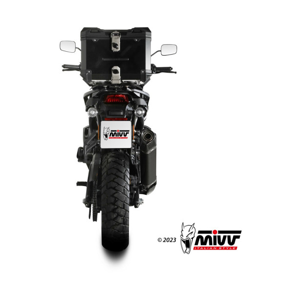 Глушник мотоцикловий Slip-On Line (Speed Edge) MIVV для Harley Davidson RA1250 Pan America (21-) чорний
