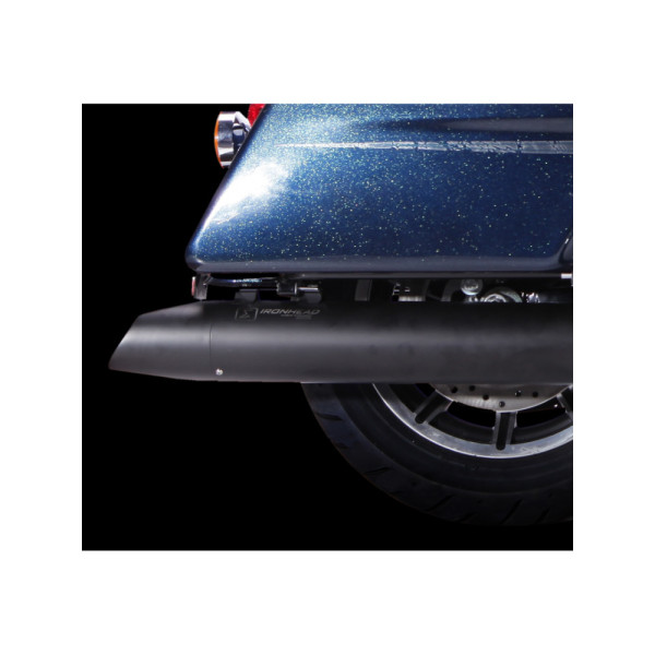 Глушник мотоцикловий IXIL HC2-1B Ironhead Round Harley-Davidson Touring Road King (17-21) на праву сторону