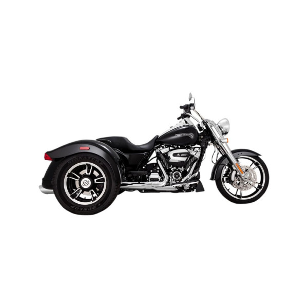 Глушники (Slip-On) Vance & Hines Twin Slash Round для Harley Davidson FLRT (роки 18-20)