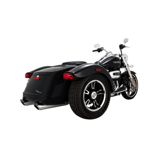 Глушники (Slip-On) Vance & Hines Twin Slash Round для Harley Davidson FLRT (роки 18-20)