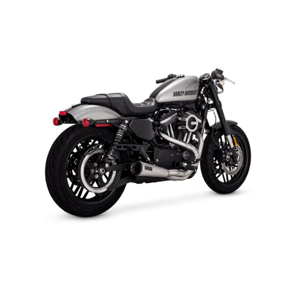 Повний вихлопний систем Vance & Hines Upsweep для вибраних моделей Harley Davidson Хромований