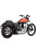 Повний вихлопний колектор Vance & Hines Short Shots Straggered хром для Harley Davidson FXS/FLS/FLST (окрім FXSB/FXSE) (роки 12-17)
