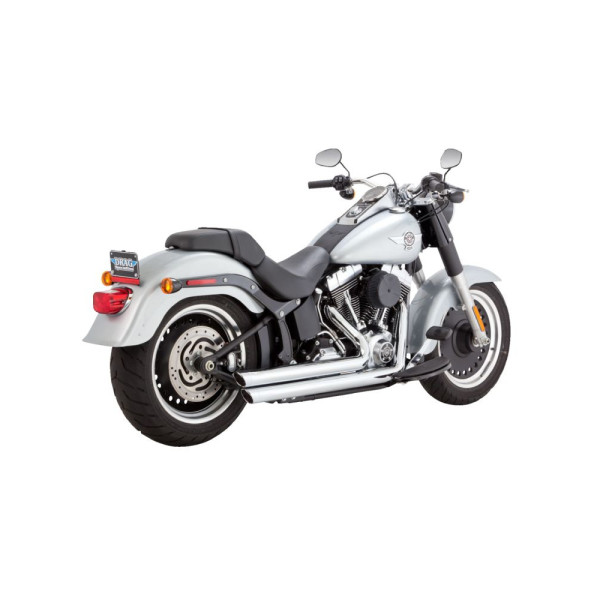 Повний вихлопний системи Vance & Hines Big Shots Staggered для обраних моделей Harley Davidson Хромований