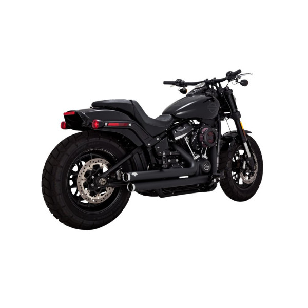 Повний вихлопний системи Vance & Hines Big Shots Staggered для обраних моделей Harley Davidson Чорний Мат