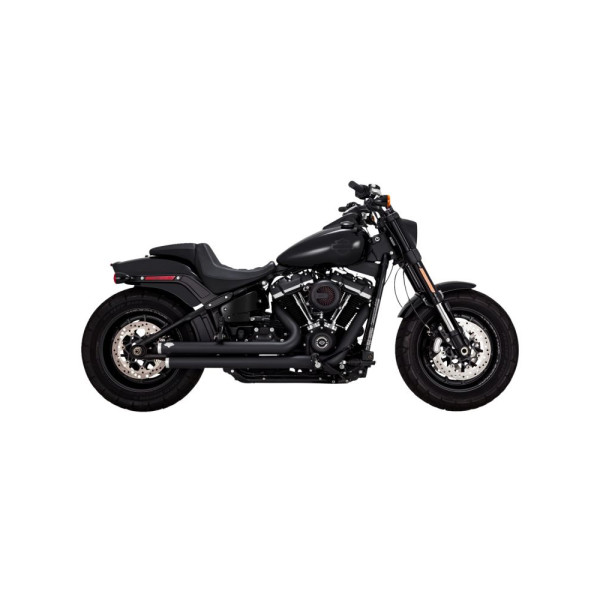 Повний вихлопний системи Vance & Hines Big Shots Staggered для обраних моделей Harley Davidson Чорний Мат