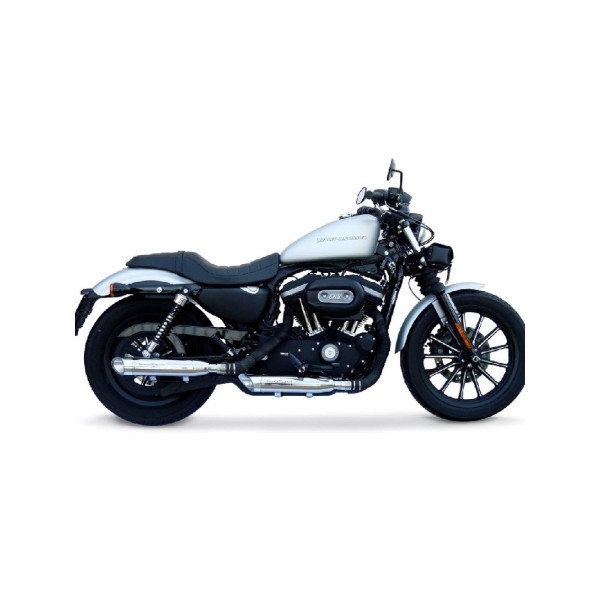 Глушник мотоцикловий G.P.R Slash Inox Harley-Davidson Sportster 1200 (04-09) сталевий з гомологацією