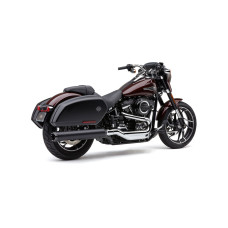 Вихлопна система Cobra Neighbor Hater Dual Cut Slip-On для моделей Harley Davidson Softail Sport Glide (18-20) чорна