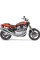 Вихлопна система G.P.R Poppy Tondo Harley-Davidson XR 1200 (08-12) сталевий з гомологацією
