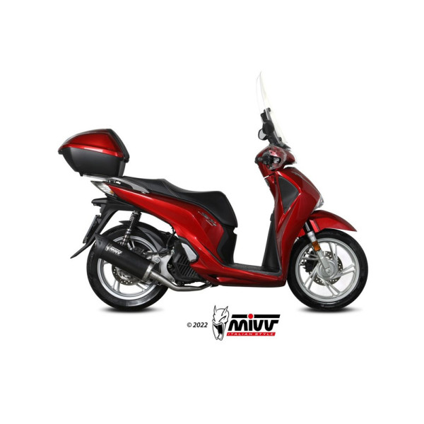 Повний вихлопний системи (Mover) MIVV для Honda SH 125 / 150 (17-19) чорний