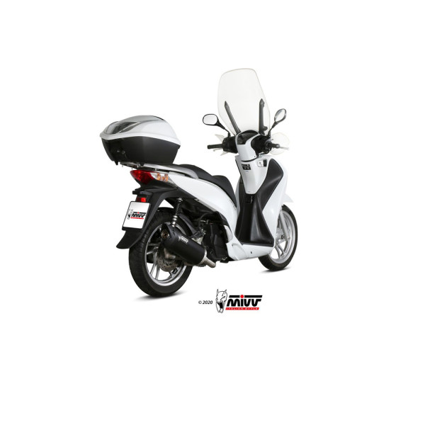 Повний вихлопний комплект (Mover) MIVV для Honda SH 125 / 150 (13-16) чорний