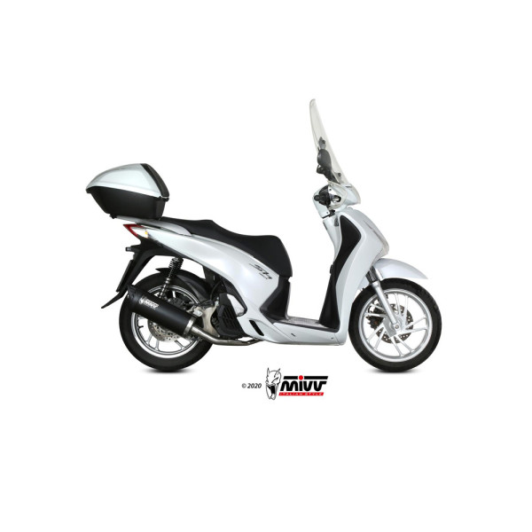 Повний вихлопний комплект (Mover) MIVV для Honda SH 125 / 150 (13-16) чорний
