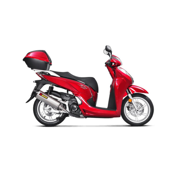 Глушник мотоцикловий Akrapović для Honda SH 300i 16-20 Slip-On Line, Нержавіюча сталь + Вуглецеве волокно