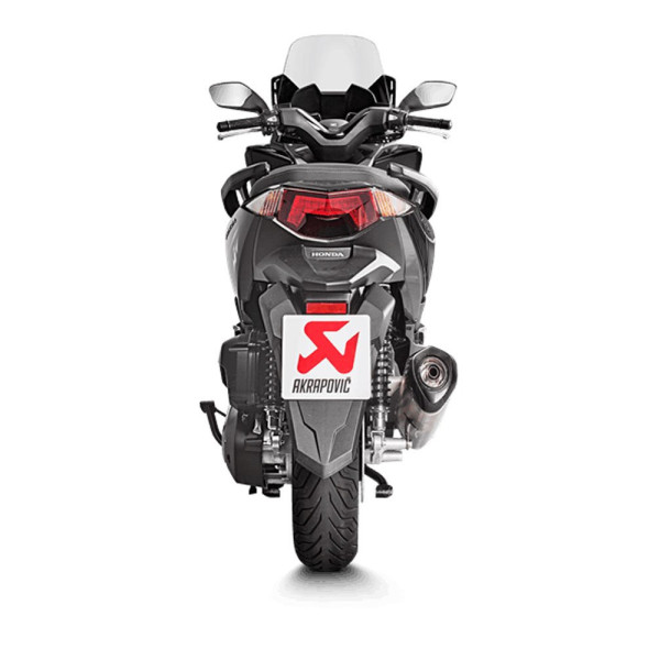Повний вихлопний системи Akrapovič Racing Line Honda Forza 125 (17-20) нержавіюча сталь/ вуглецеве волокно