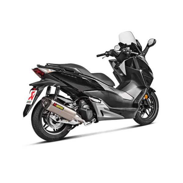 Повний вихлопний системи Akrapovič Racing Line Honda Forza 125 (17-20) нержавіюча сталь/ вуглецеве волокно